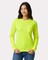 Gildan Ultra Cotton Crewneck Long Sleeve Pocket T-Shirt For Workwear and Custom Printing